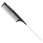 Tupírovací karbónovy hrebeň s hrotom Hairway 22cm